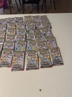 Pokemon TCG Prismatic Evolutions Booster Pack Lot Of (36) FACTORY SEALED PACKS - Image 2