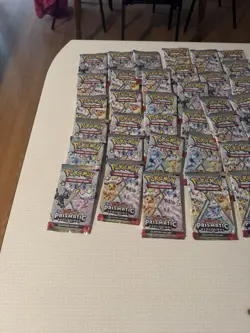 Pokemon TCG Prismatic Evolutions Booster Pack Lot Of (36) FACTORY SEALED PACKS - Image 3