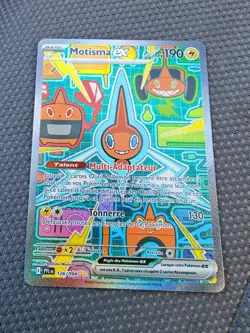 CARTE POKEMON RARE FLAMMES FANTASMAGORIQUES ME02 - MOTISMA 126/094 NEUVE - Image 1