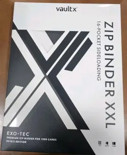 VaultX SV10.5 XXL 16 Pocket Binder Pokemon Black Bolt & White Flare New Sealed - Image 1