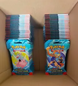 Pokemon TCG - Journey Together - Sleeved Booster Pack - Factory Sealed x4 - Image 2