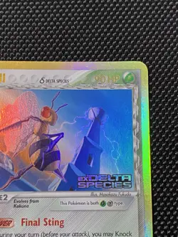 Beedrill 1/113 Delta Species Reverse Stamped Holo 2005 Pokemon LP/NM - Image 3