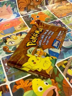 Pokemon Topps TV Animated Show Sealed Pack - Image 5