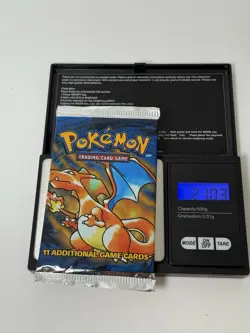 21.03g HEAVYU 1999 Pokemon Charizard Art Base Set Booster Pack! Factory Sealed! - Image 1