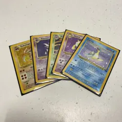 1999 Pokemon Holographic Fossil Trading Card Singles (Set Of 5) - Image 1