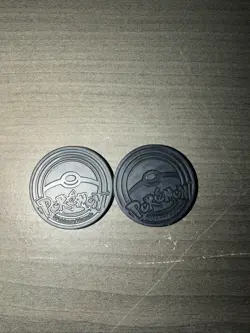 Official Pokemon TCG Flipping Coin - Energy Green & Energy Red - Image 2