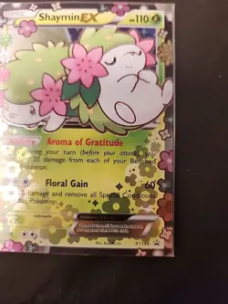 Shaymin EX XY148 XY Holo Pokemon tcg New sealed Black star Promo - Image 4