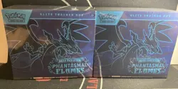 Pokemon Phantasmal Flames Elite Trainer Box Lot Of 2 New Sealed - Image 1