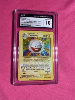 Electrode 011/034 Holo - CGC Gem Mint 10 -Classic Collection - Pokemon TCG 2023 - Image 1
