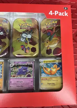 POKEMON TCG 151 Mini Tins 4 Pack + 4 Promos NIB Sealed Sams Club Exclusive NEW - Image 3