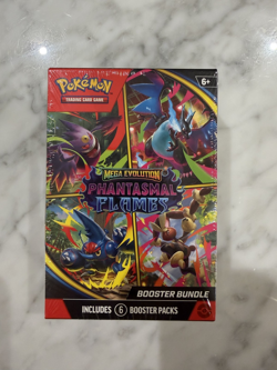 Pokemon TCG Mega Evolution-Phantasmal Flames - Booster Bundle (6 Packs) Sealed ? - Image 1