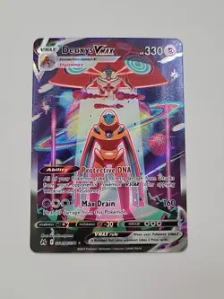 Pokemon TCG Deoxys VMAX GG45/GG70 Crown Zenith: Galarian Gallery Holo - Image 1