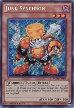 Junk Synchron - LC5D-EN002 - Secret Rare - 1st Edition LP Yugioh Legendary Colle - Image 1