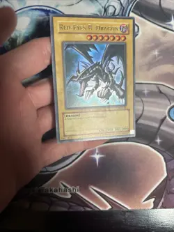 (AY) Yugioh Red-Eyes Black Dragon SDJ-001 Unlimited Edition Holo Yu-Gi-Oh! MP - Image 2
