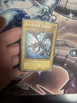 (AY) Yugioh Red-Eyes Black Dragon SDJ-001 Unlimited Edition Holo Yu-Gi-Oh! MP - Image 4