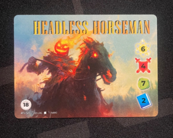 Headless Horseman 495 Ultra Rare UR NF Character OverPower World Legends Card! - Image 1