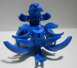 Bakugan Krakelios Ultra Blue Aquos Battle Planet B500 - Card - 2 cores - Image 2