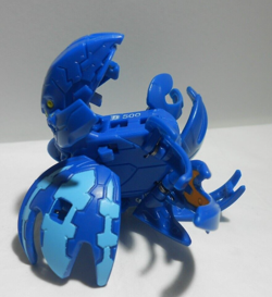 Bakugan Krakelios Ultra Blue Aquos Battle Planet B500 - Card - 2 cores - Image 3