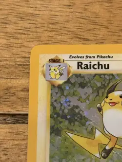 Pokemon TCG Raichu Base Set Holo Rare Card 14/102 - Image 2