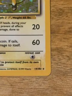 Pokemon TCG Raichu Base Set Holo Rare Card 14/102 - Image 4