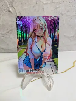 Marin Kitagawa Trading Card Waifu Goddess Story Anime Girl holo Karte Manga Full - Image 1