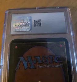 Magic: the Gathering ALPHA Underground Sea Dual Land CGC GRADED 9! - Image 4