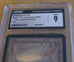 Magic: the Gathering ALPHA Underground Sea Dual Land CGC GRADED 9! - Image 5