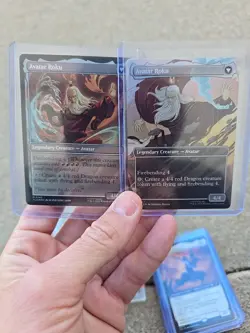 The Legend Of Roku Lot Of 2, 1 Borderless Foil + 1 Regular Foil Mtg Avatar - Image 2