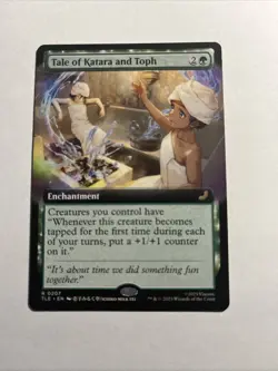 Tale of Katara and Toph Extended Art Avatar: The Last Airbender MTG + Bonus Rare - Image 1