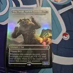 King Caesar, Ancient Guardian - Huntmaster Liger Ikoria: Lair of Behemoths Foil - Image 1