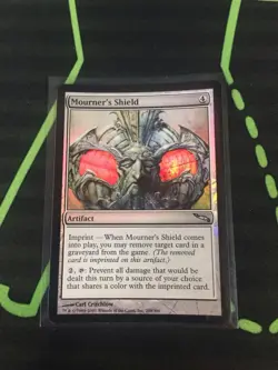 MTG Magic The Gathering Mourner’s Shield Foil Artifact Equipment Commander - Image 1