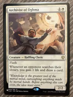 1x Archivist of Oghma NM Eng MTG - Commander Legends Baldur's Gate - Image 1