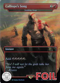 MTG Calliope's Song (7051) | NM Foil | Secret Lair God of War {SLD} - Image 1