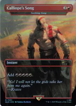 MTG Calliope's Song (7051) | NM Foil | Secret Lair God of War {SLD} - Image 2