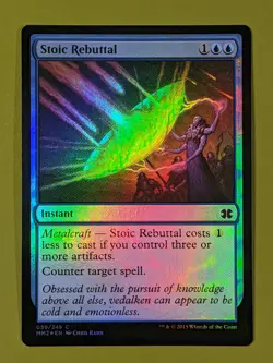 FOIL Stoic Rebuttal x1 Modern Masters 2015 1x Magic the Gathering MTG - Image 1