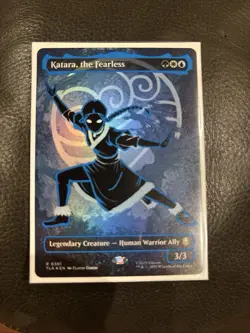 Katara, the Fearless (Borderless) (Neon Ink Foil) Avatar The Last Airbender Foil - Image 3