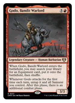 MTG - 1 x Godo, Bandit Warlord - Rare - Commander Masters (CMM) - M/NM - Image 1
