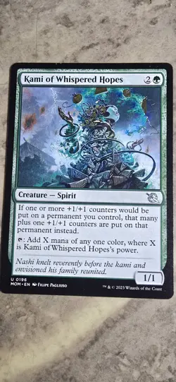 Kami of Whispered Hopes March of the Machine Regular Creature Uncommon MTG NM - Image 1