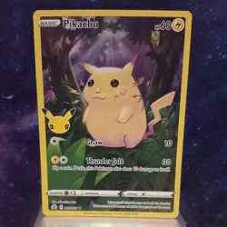 Pokemon TCG: Pikachu 005/025 Celebrations Holo Rare Full Art LP condition - Image 2