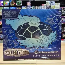 Pokemon TCG Scarlet & Violet Stellar Crown Pokemon Center ETB Elite Trainer Box - Image 1