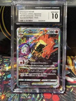 Pokemon VSTAR 2022 Special Art Rare Charizard VSTAR #212/172 CGC 10 Gem Mint - Image 1