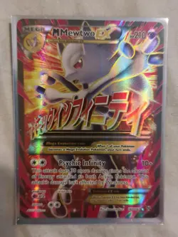 Pokemon TCG XY: Breakthrough M Mewtwo EX Holo Ultra Rare 160/162 - Image 1
