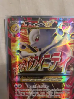 Pokemon TCG XY: Breakthrough M Mewtwo EX Holo Ultra Rare 160/162 - Image 3