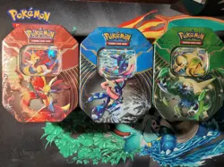 Pokemon 2014 Kalos Power Tin Trio Factory Sealed ( Greninja EX - Delphox EX ) - Image 1