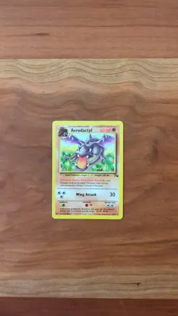 Aerodactyl 16/62 Fossil Regular Rare Pokemon TCG Vintage LP-NM - Image 1