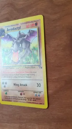 Aerodactyl 16/62 Fossil Regular Rare Pokemon TCG Vintage LP-NM - Image 5