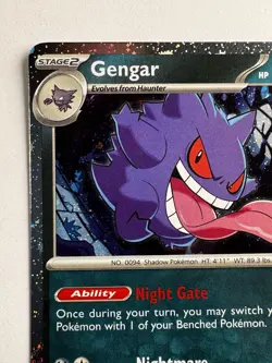 Gengar 057/091 - Pokemon TCG Trick or Trade 2024 - Cosmos Holo Halloween Stamp - Image 3