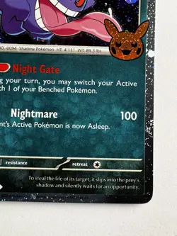 Gengar 057/091 - Pokemon TCG Trick or Trade 2024 - Cosmos Holo Halloween Stamp - Image 4
