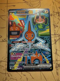 POKEMON TCG ROTOM ex 126/094 PHANTASMAL FLAMES SIR SPECIAL ILLUSTRATION RARE NM - Image 1