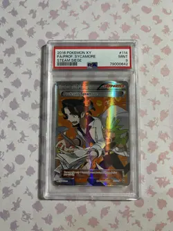 Pokemon 114/114 Professor Sycamore PSA 9 - Steam Siege - Image 1